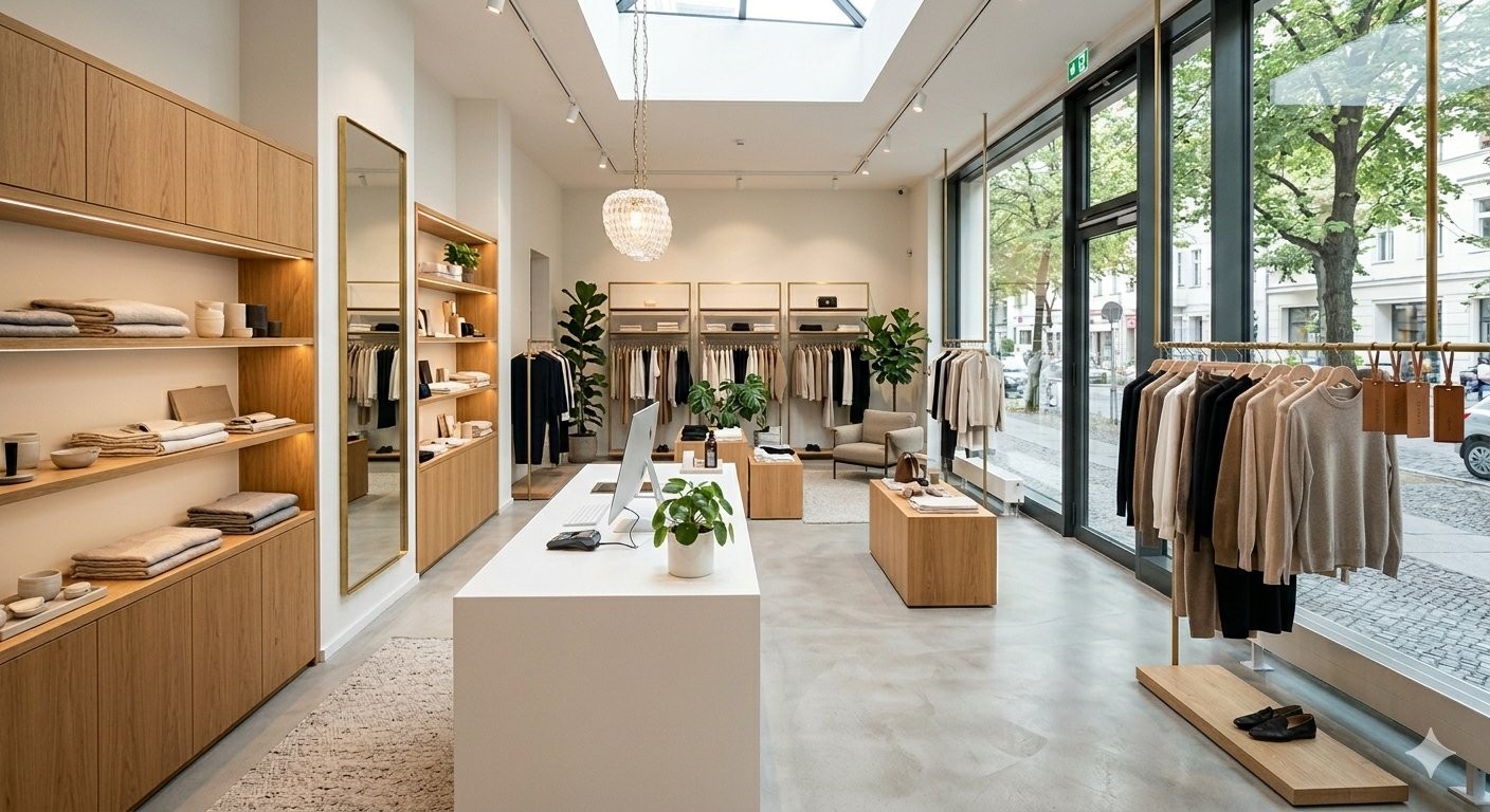Beispielhafte Visualisierung Boutique-Konzept